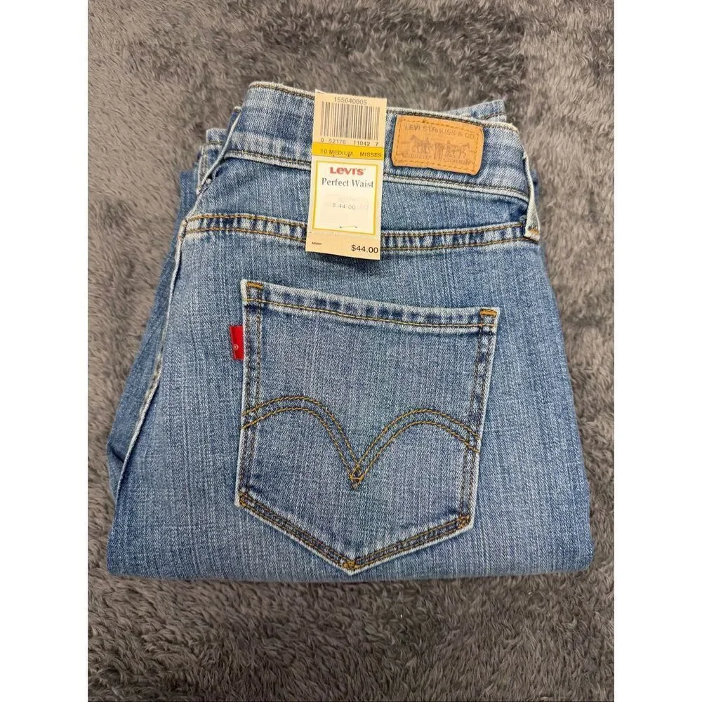Levi's Perfect Waist Jeans 10 Medium Misses, New With Tags!